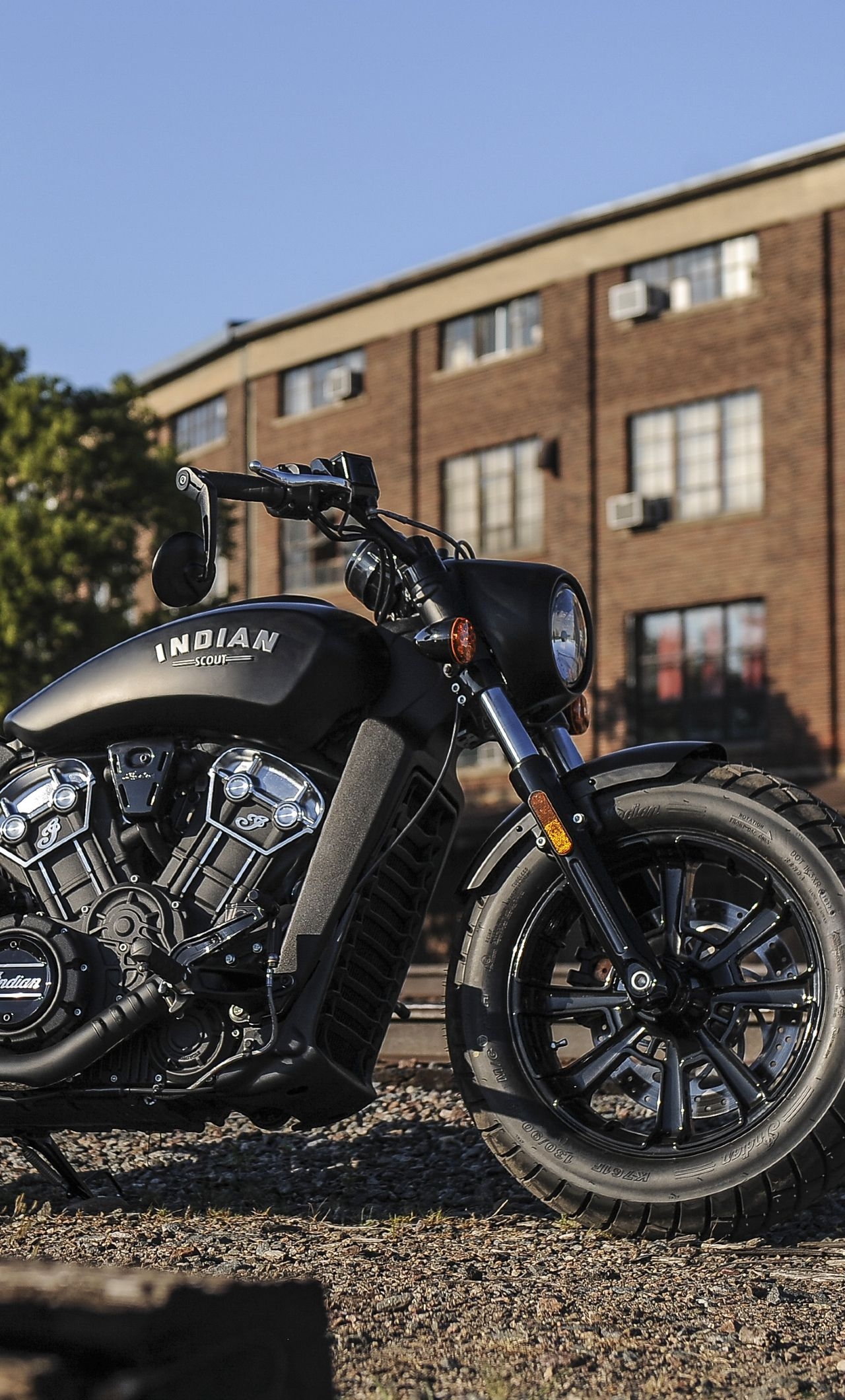 1280x2120 Indian Motorcycle Scout Phone Wallpaper, Phone