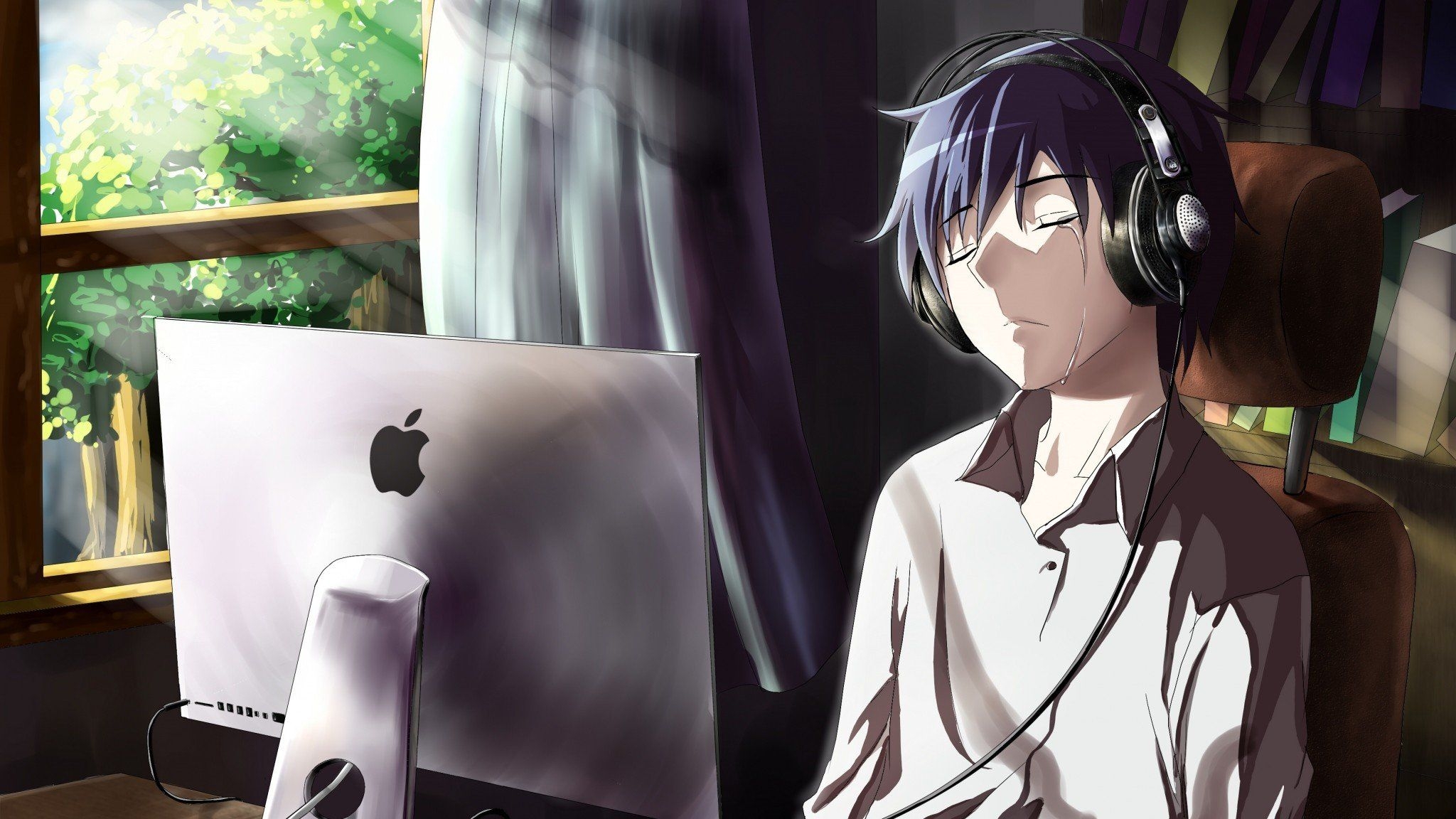 2050x1160 Sad Anime Wallpaper Computer, Desktop