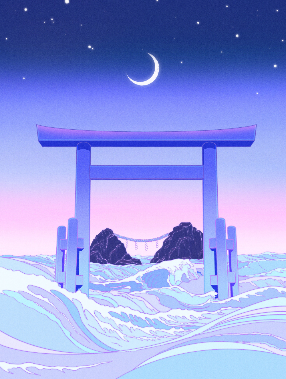 1000x1330 Floating World, Elora Pautrat. Anime scenery wallpaper, Aesthetic wallpaper, Aesthetic pastel wallpaper, Phone