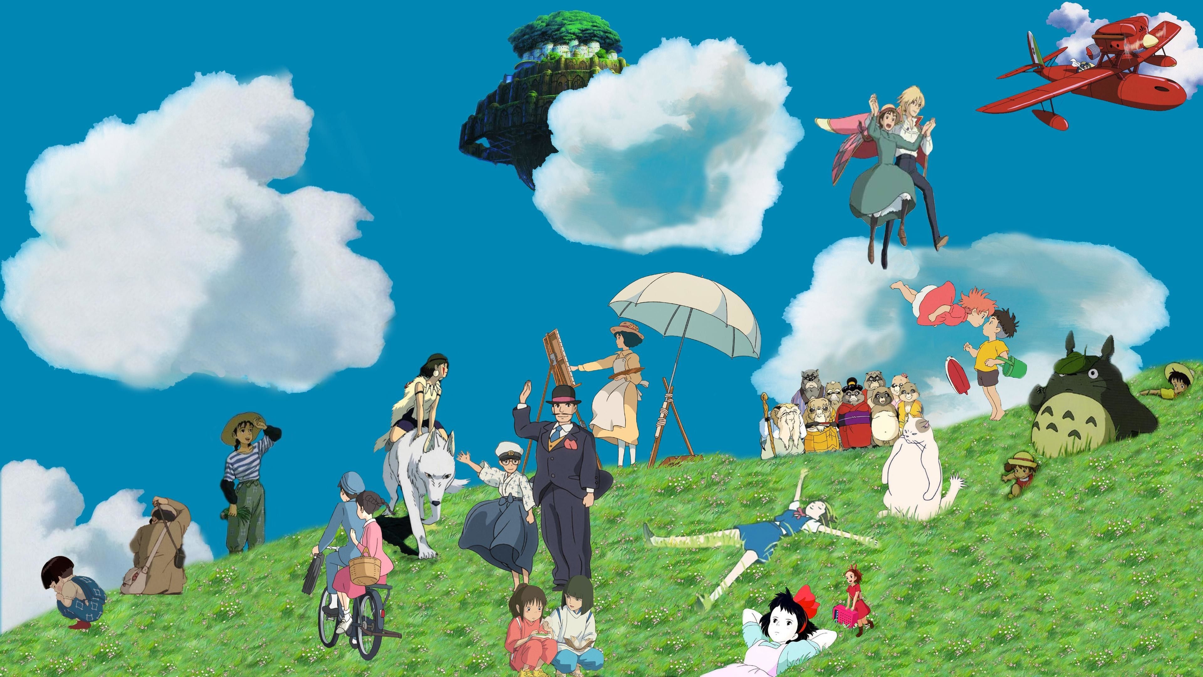 3840x2160 wallpaper studio ghibli ghibli, Ghibli, Studio ghibli background, Desktop