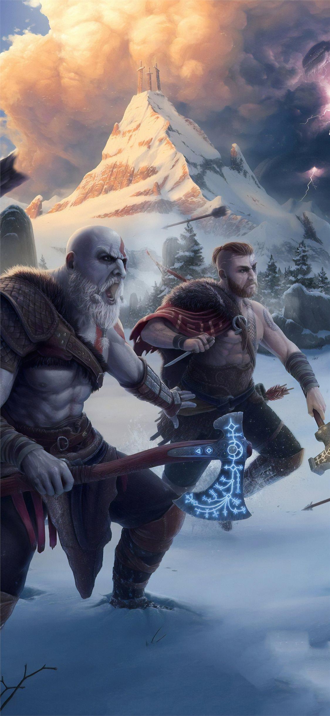 1130x2440 Best god of war iPhone X Wallpaper HD, Phone