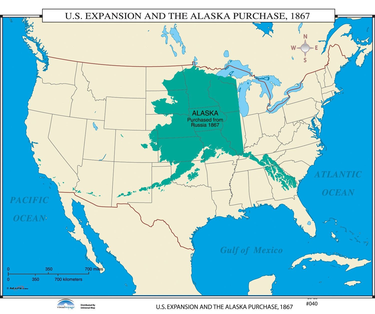 1500x1260 Universal Map U.S. History Wall Maps.S. Expansion & Alaska, Desktop