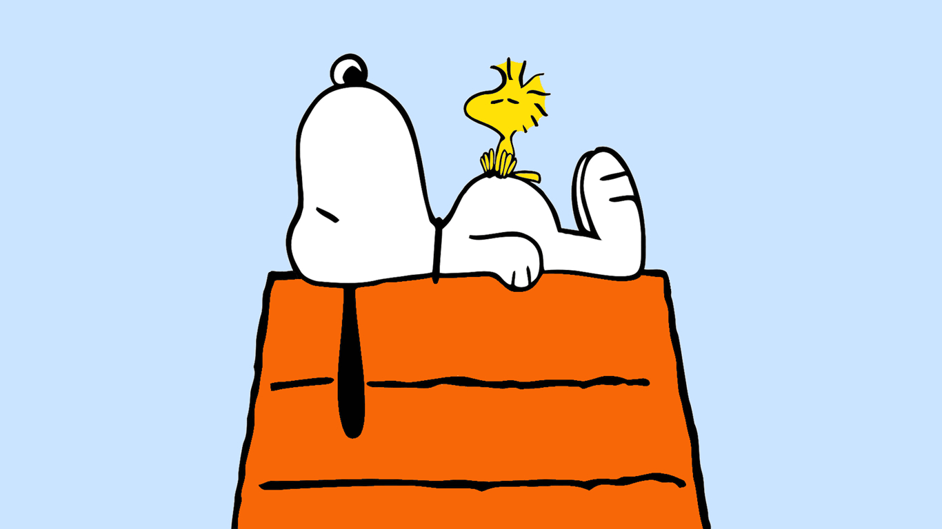 1370x770 Snoopy and Woodstock Power Nap Wallpaper  PNG, Desktop