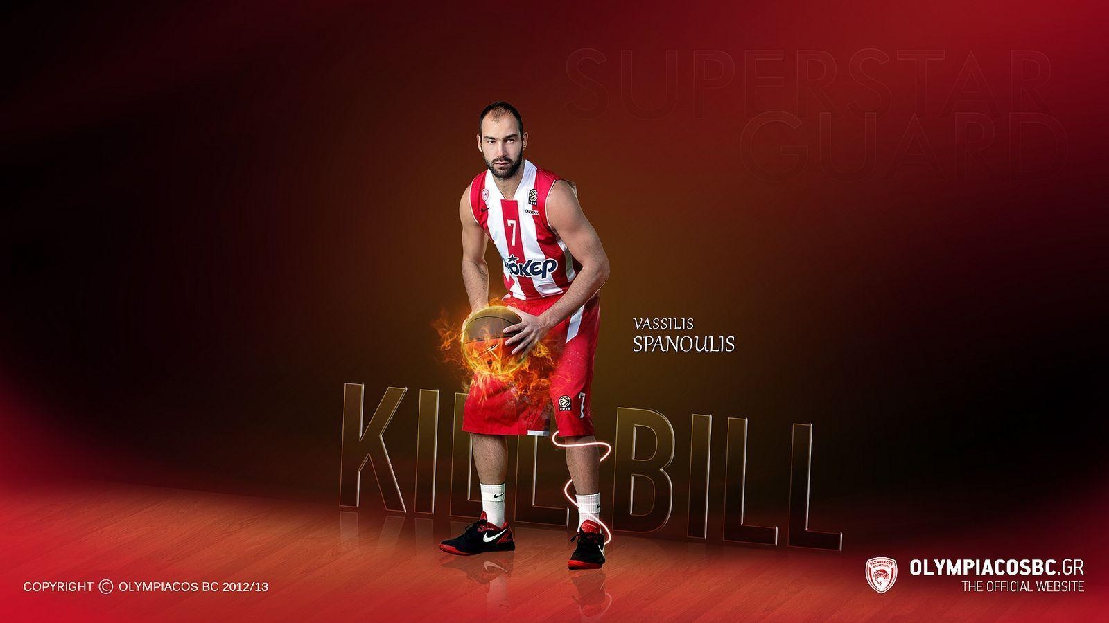 1600x900 2012 13 Olympiacos Basketball Wallpaper, Desktop