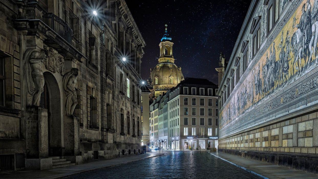 1250x700 Germany street night Dresden wallpaperx1153, Desktop