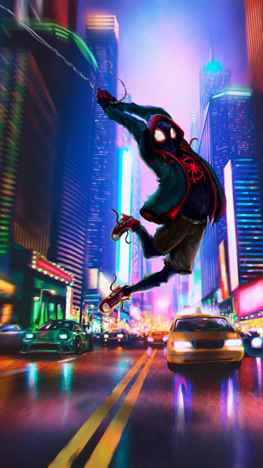 1080x1920 Spider Verse Miles Morales Wallpaper, Phone