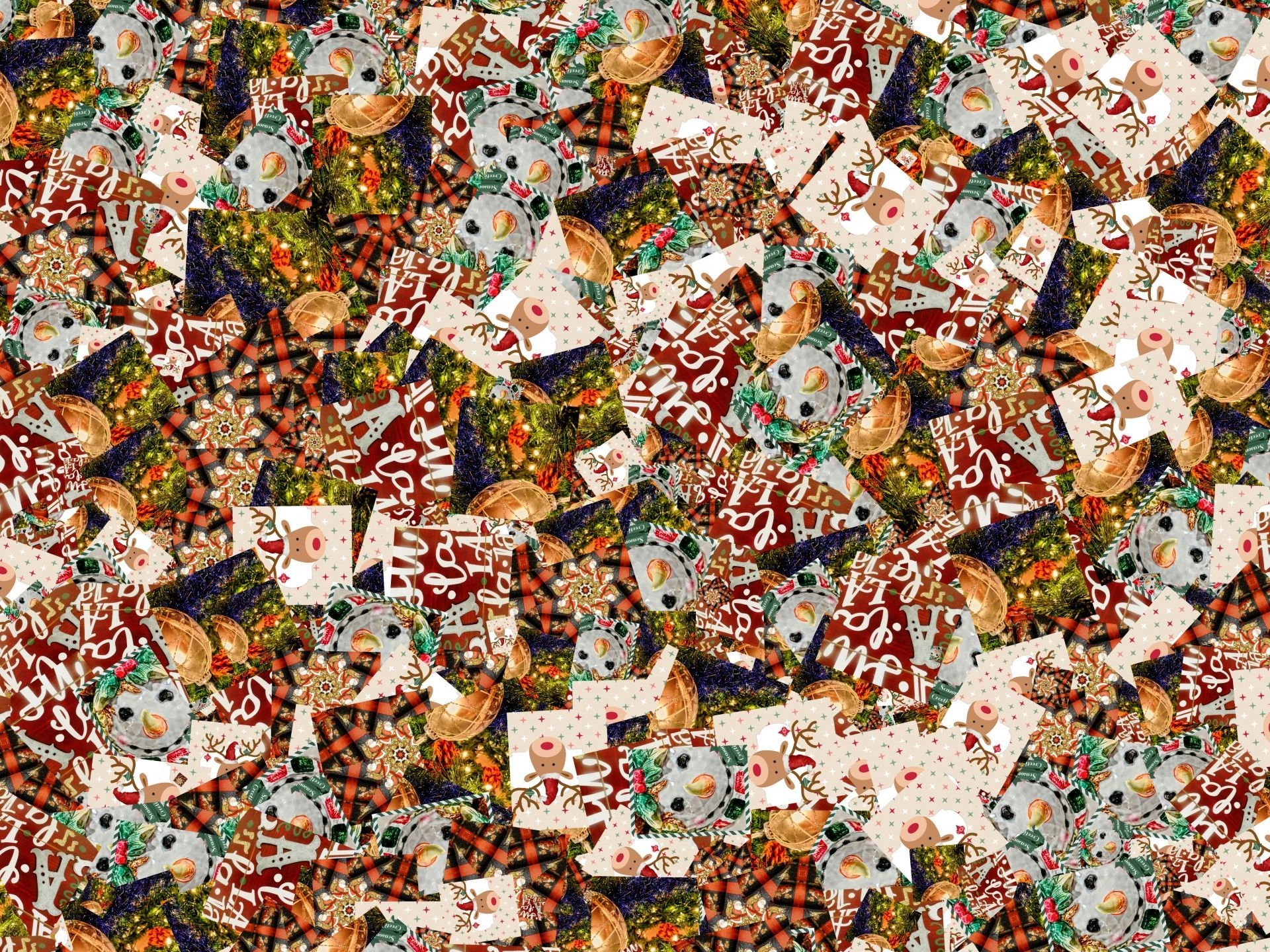 1920x1440 Christmas Collage Laptop Wallpaper Free Christmas Collage Laptop Background, Desktop