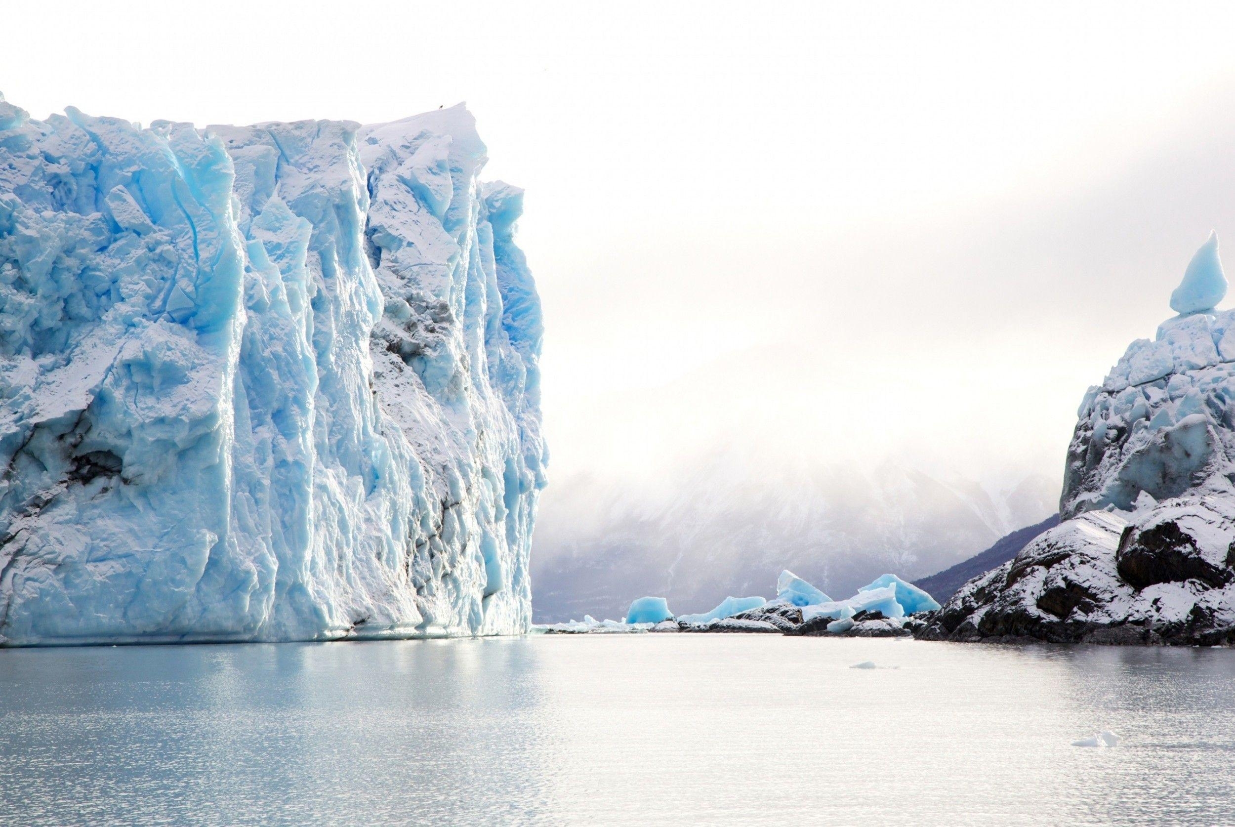 2500x1680 Download  Iceberg, Ocean, Argentina, Patagonia, Sky, Desktop