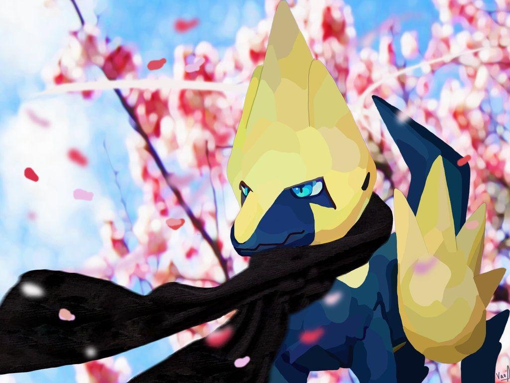 1030x770 Wild Shiny Manectric, Desktop