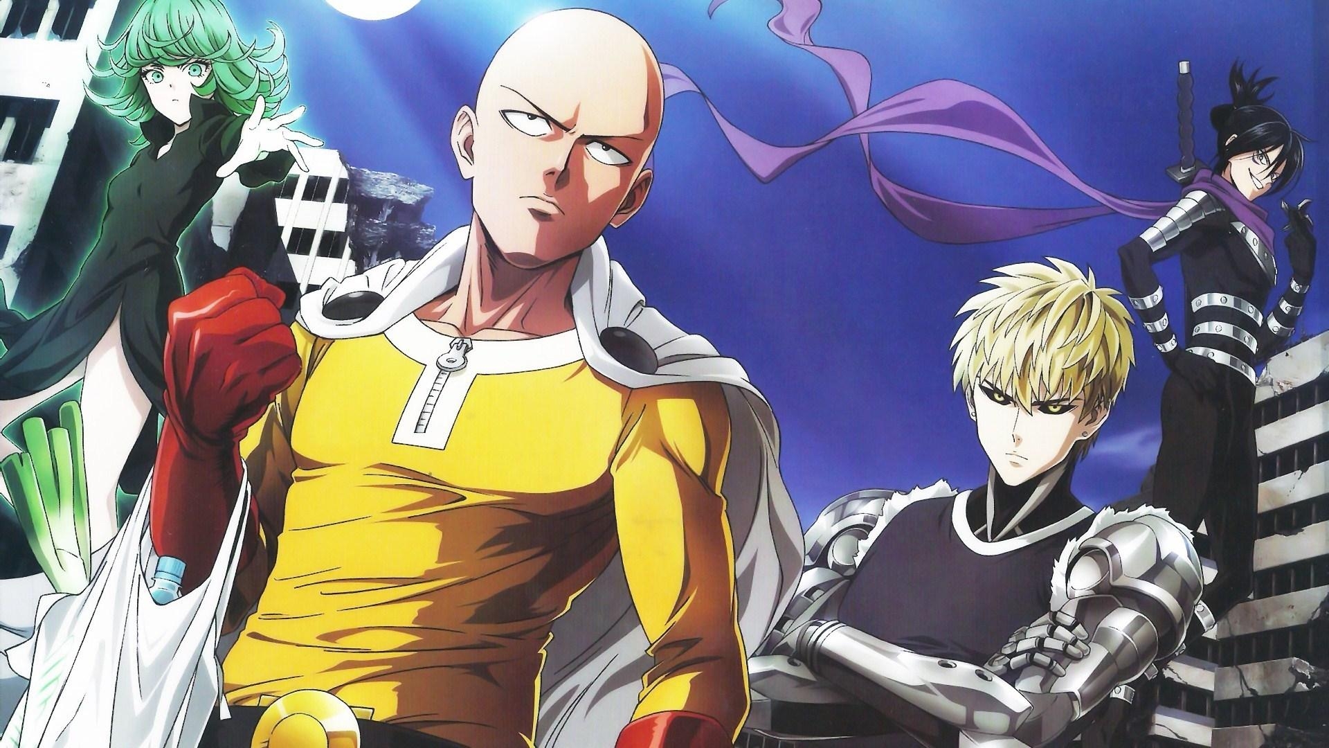 1920x1080 Genos, One Punch Man, Saitama, Speed O' Sound Sonic, Tatsumaki HD, Desktop