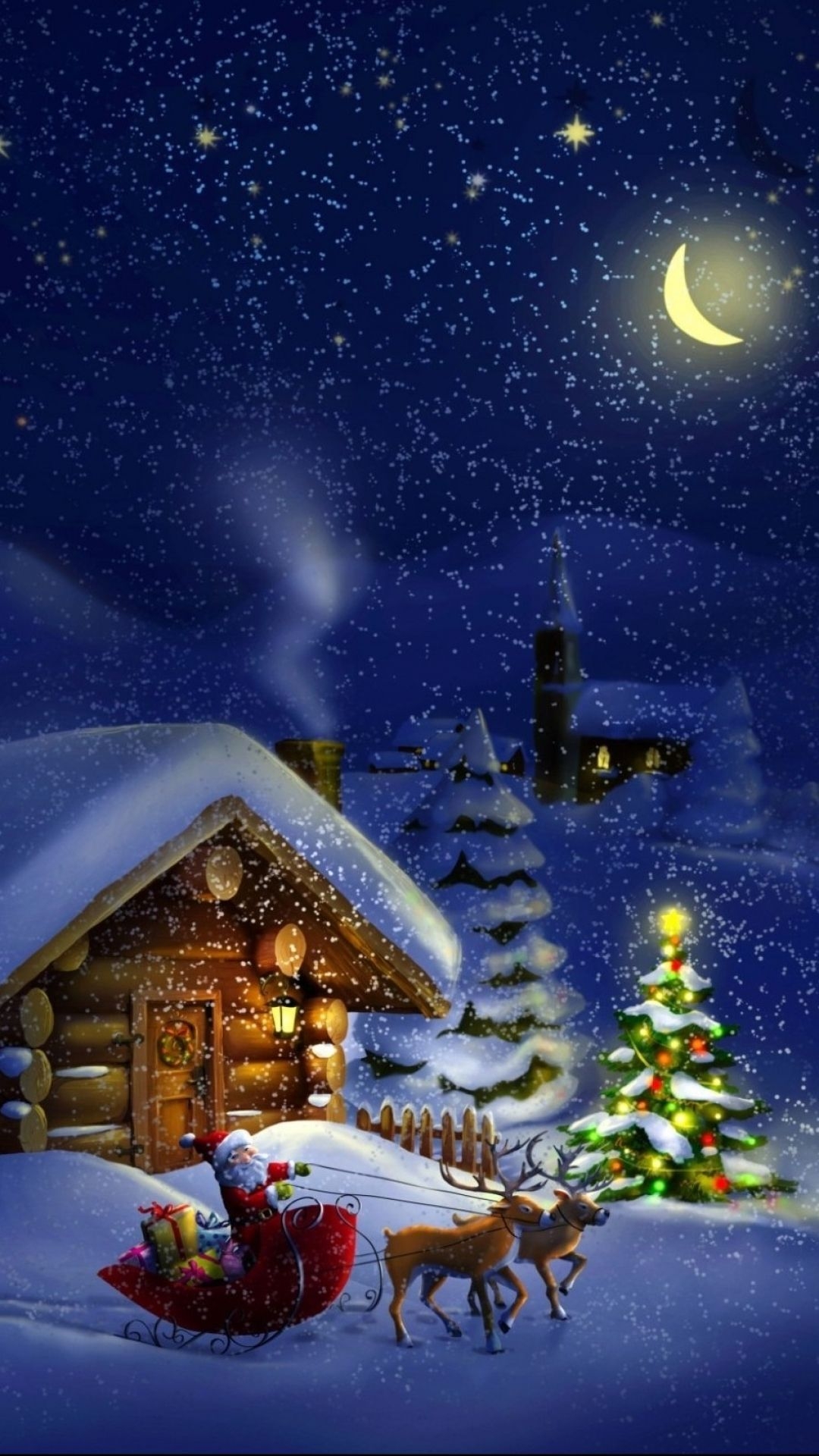 1080x1920 Christmas iPhone Wallpaper Free Christmas iPhone Background, Phone