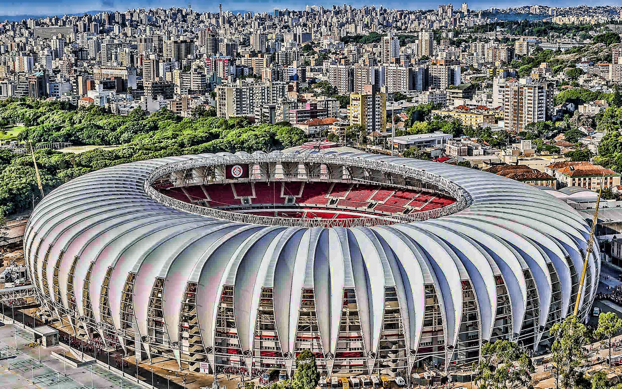 2560x1600 Download Wallpaper Estádio Beira Rio, Aerial View, Soccer, Beira Rio Stadium, Porto Alegre, Brazil, Brazilian Stadiums, HDR, Estadio Jose Pinheiro Borda For Desktop With Resolution. High Quality HD Picture Wallpaper, Desktop