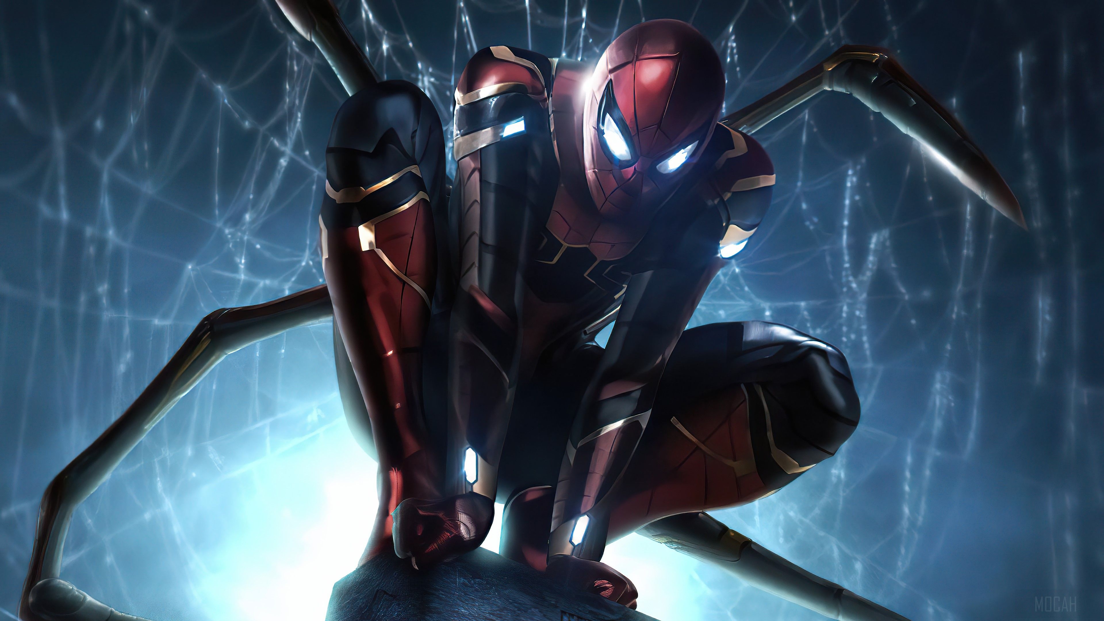 3840x2160 Iron Spider Armor HD wallpaper, Background, Desktop