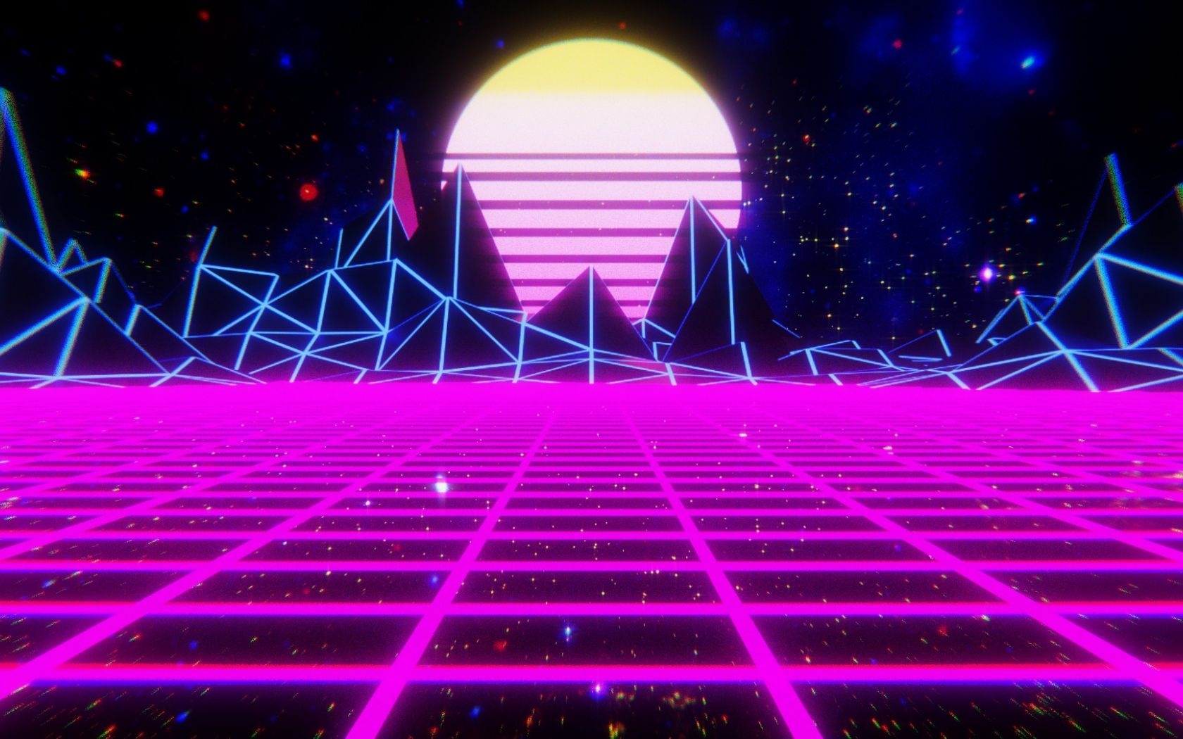 1680x1050 Free download Synthwave Aesthetic HD Wallpaper background, Desktop