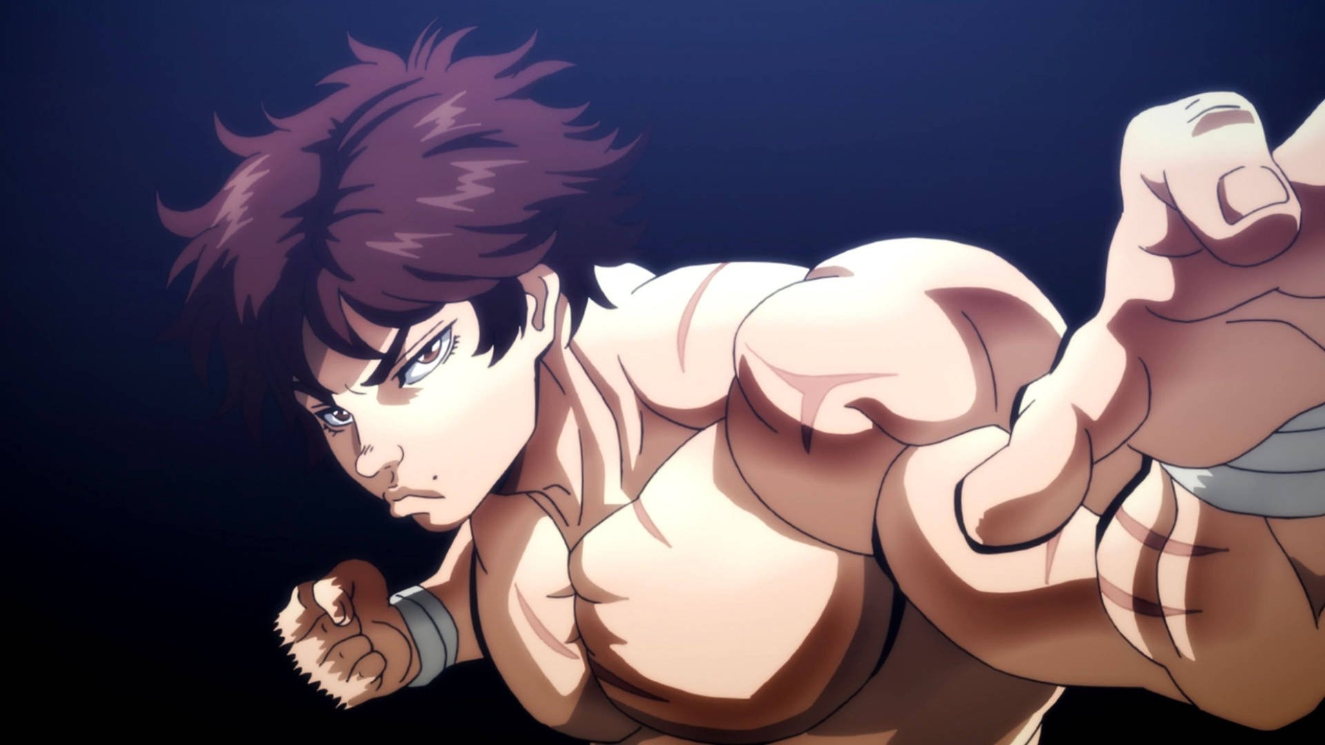 1920x1080 Download Baki Hanma With Fierce Look Wallpaper, Desktop