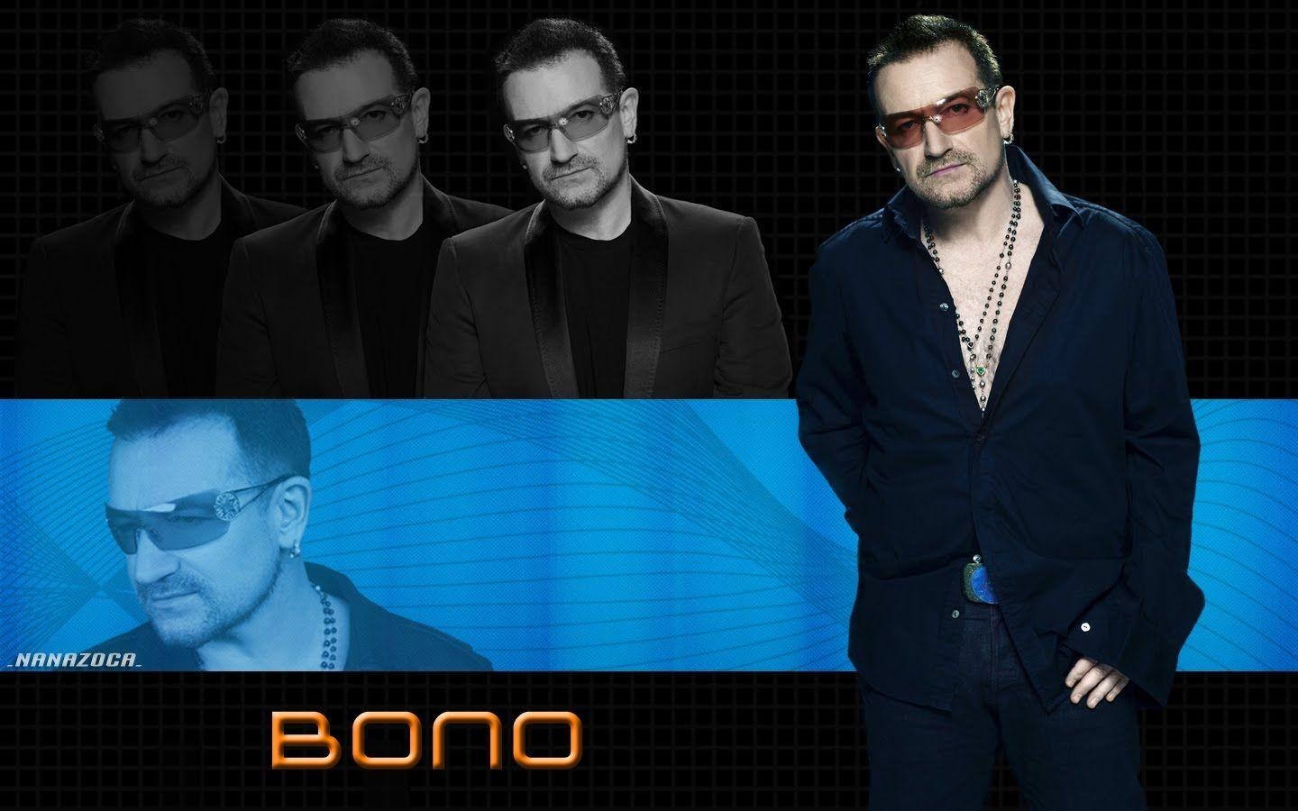 1440x900 wallpaper: Wallpaper Bono U2, Desktop