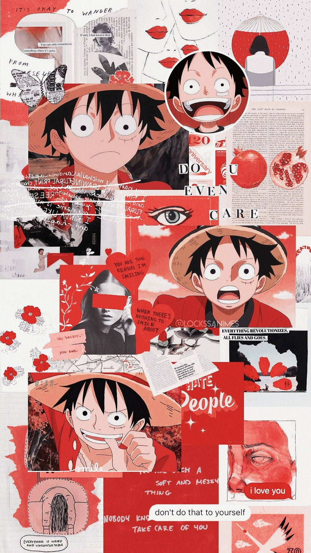 1080x1920 Luffy Aesthetic Wallpaper, Phone