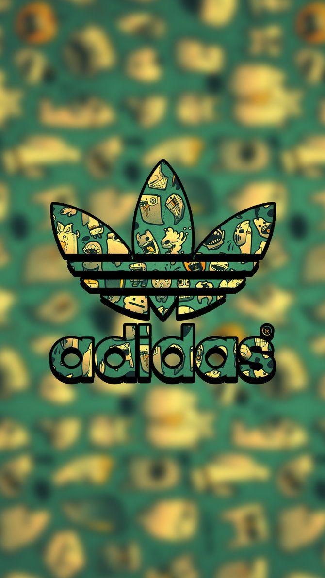 670x1200 Adidas Lock Screen Logo Wallpaper For iPhone, Phone