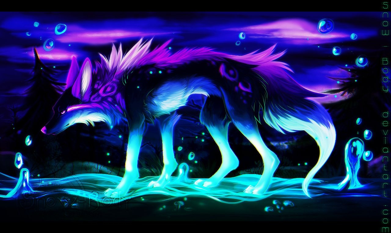 1280x770 Pics Photo Neon Animals Live Wallpaper Screenshot HD Wallpaper, Desktop