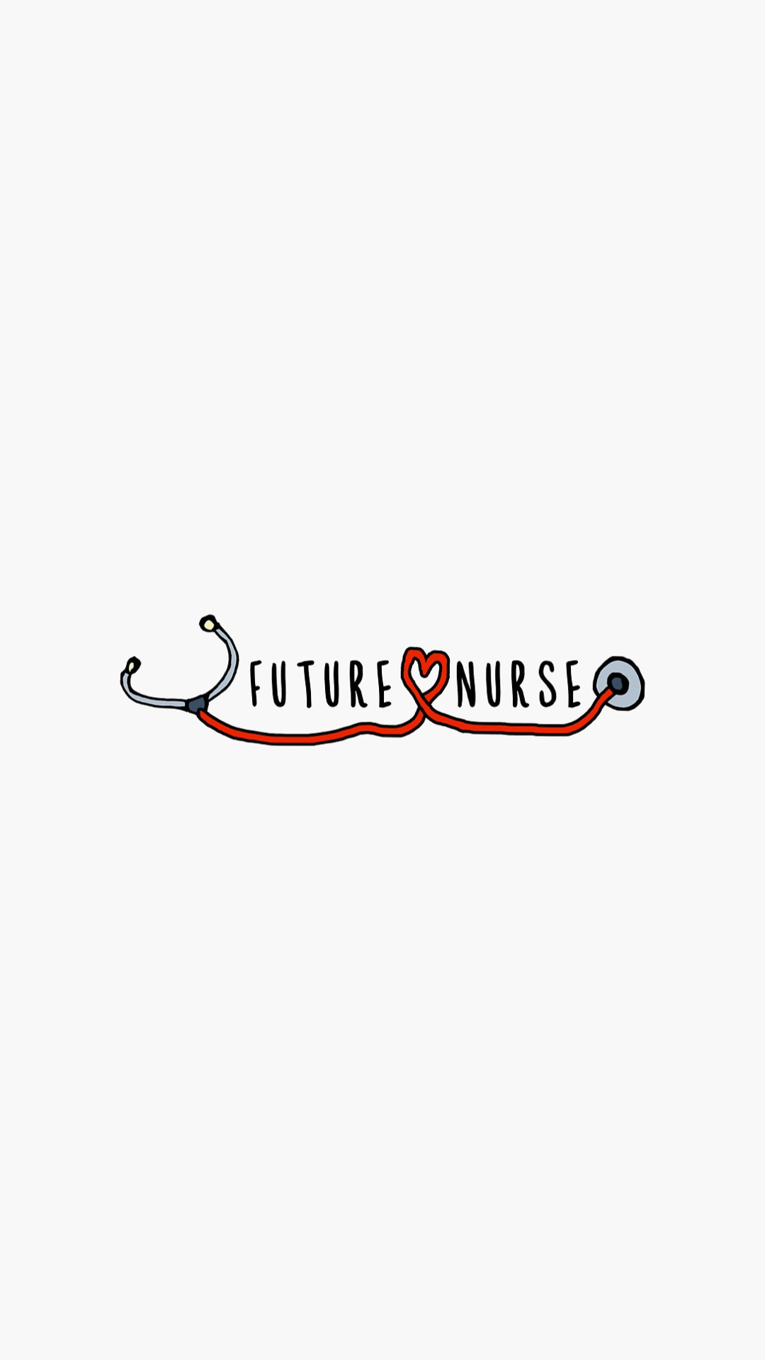 1080x1920 Future Nurse Logo with Stethoscope, Phone