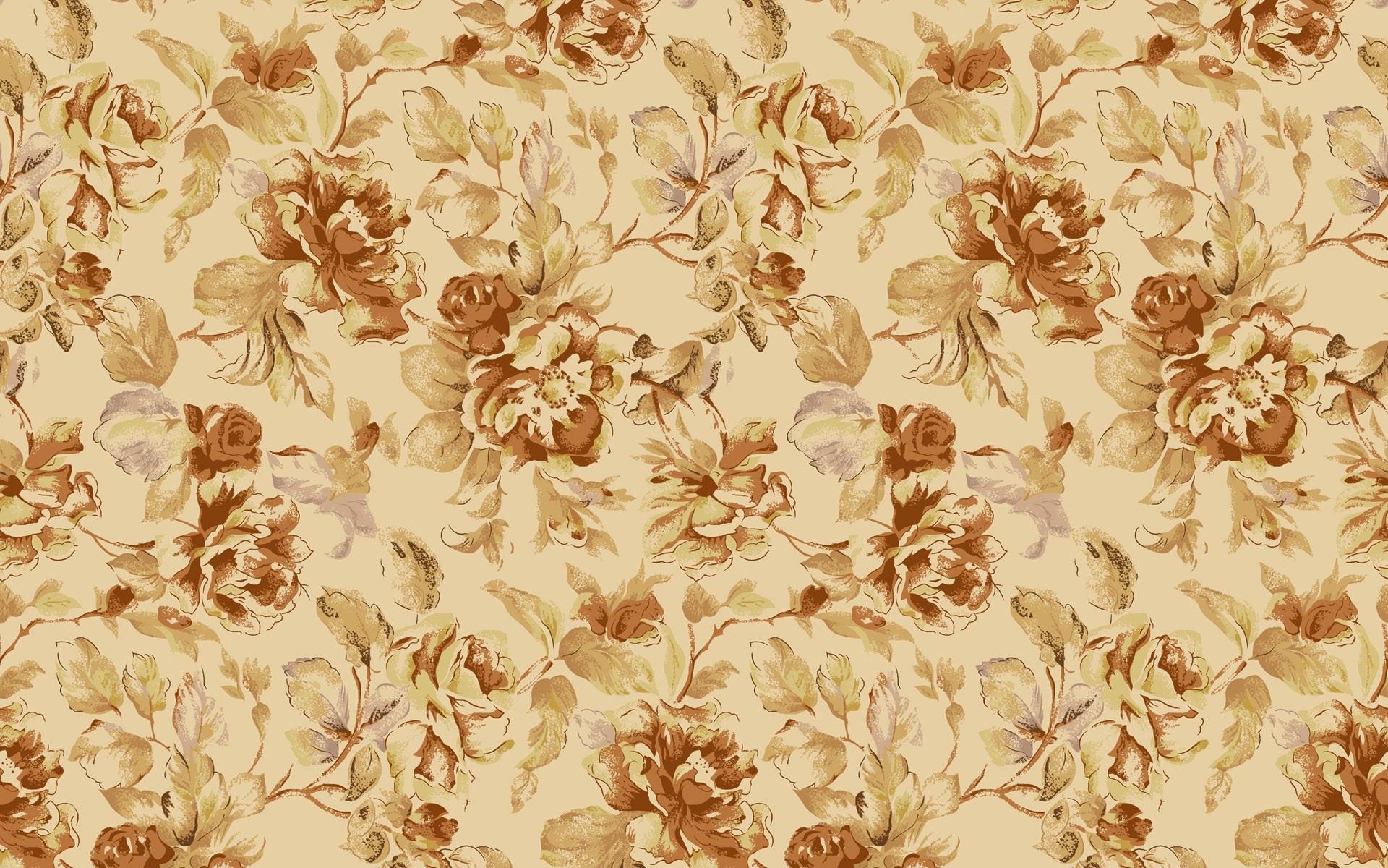 1920x1200 Vintage Floral Background, Desktop