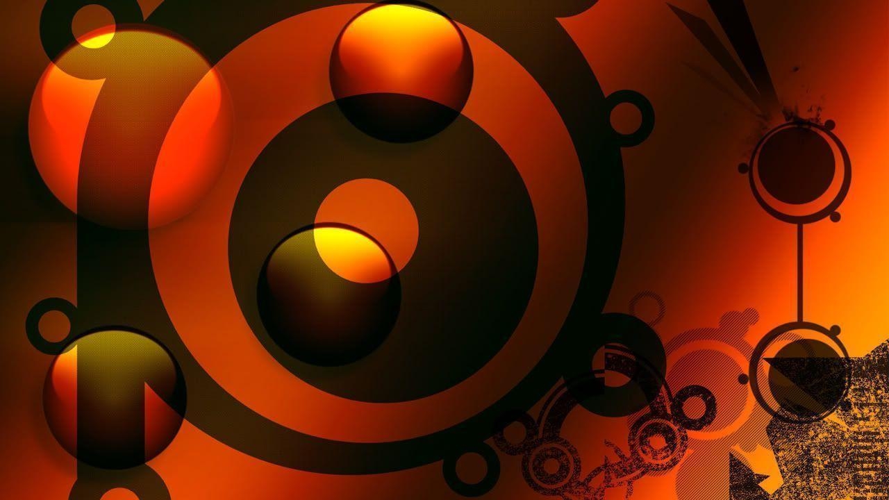 1280x720 Abstract Orange Wallpaper, Desktop