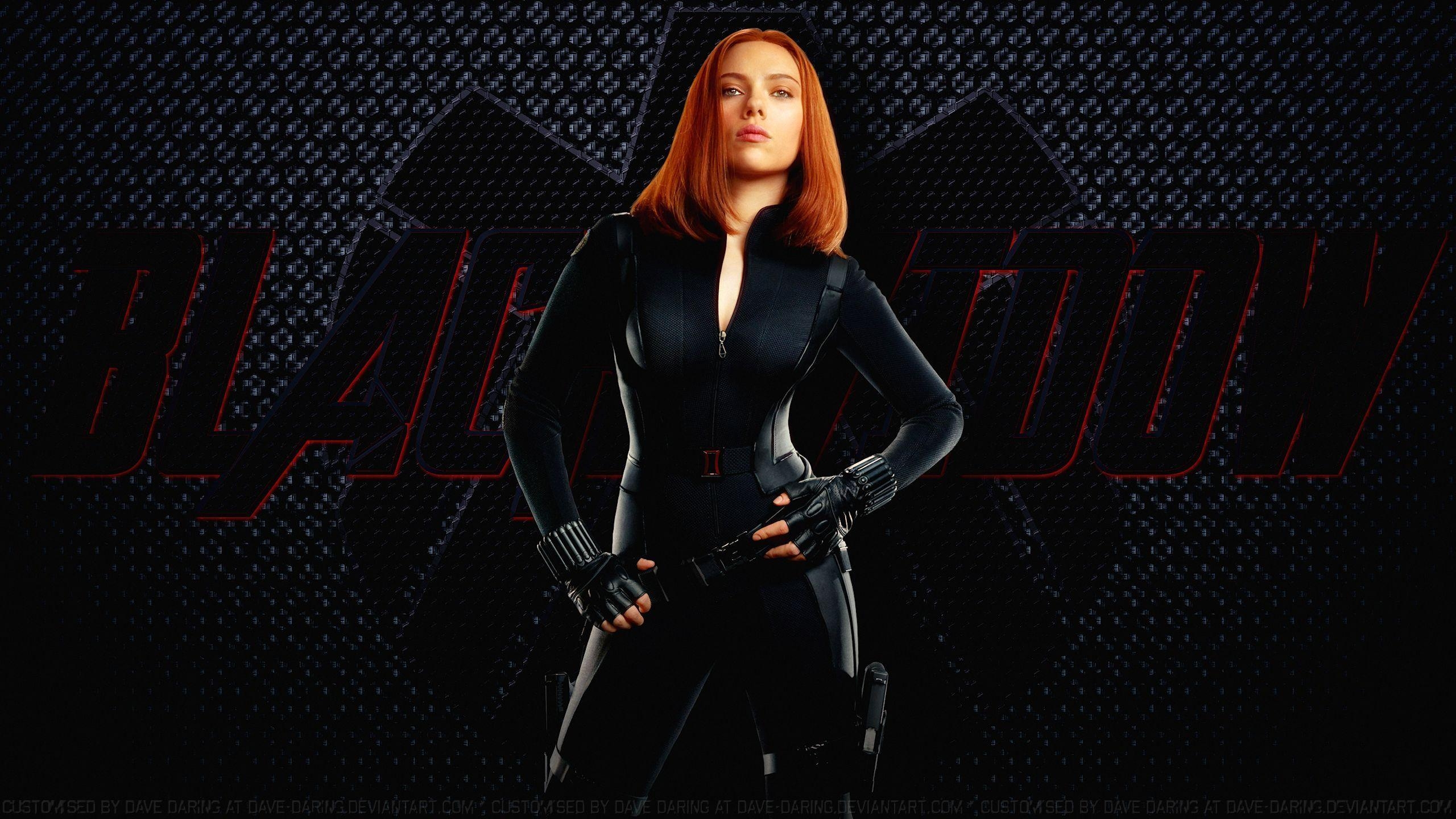 2560x1440 Black Widow Wallpaper, Desktop