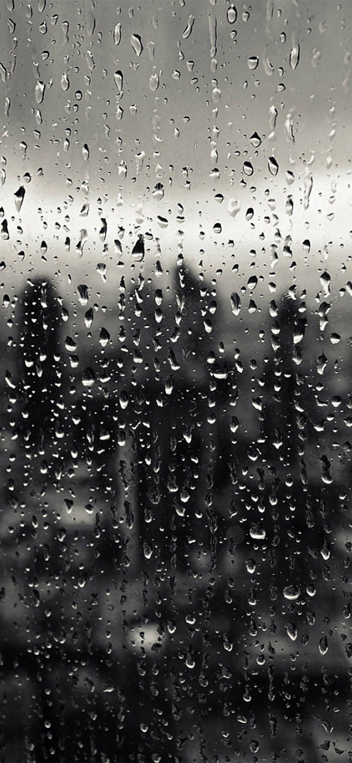 1130x2440 iPhone X wallpaper. rain window nature pattern, Phone