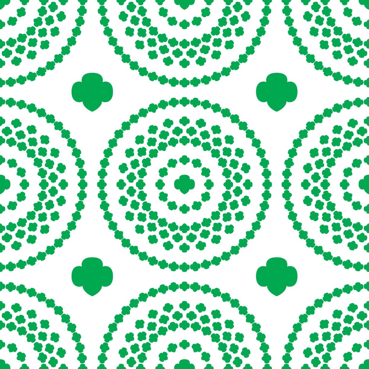 1230x1230 Free download girl scout trefoil circle background pattern Girl scout crafts [] for your Desktop, Mobile & Tablet. Explore Girlscout Background, Phone