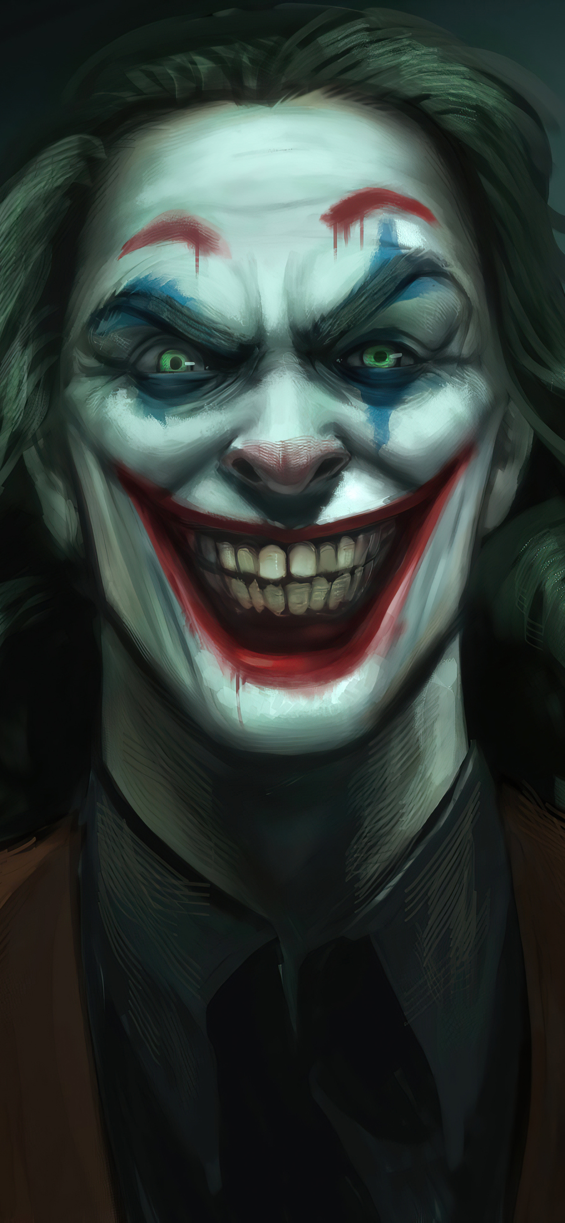 1130x2440 Joker Evil Smile 4k iPhone XS, Phone