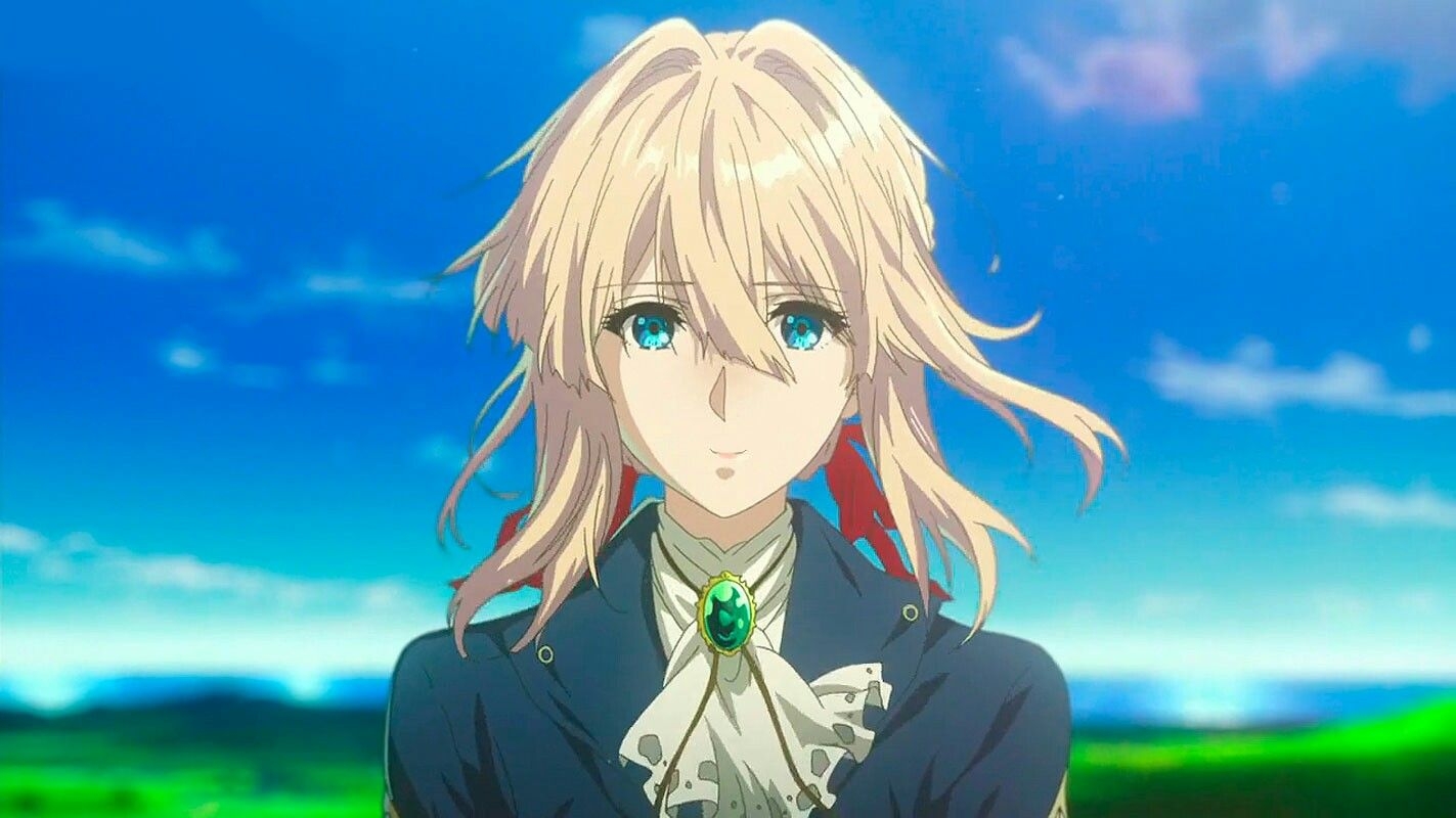 1430x800 Fullscreen wallpaper, Violet Evergarden (Smile). Violet evergreen, Violet evergarden anime, Anime, Desktop