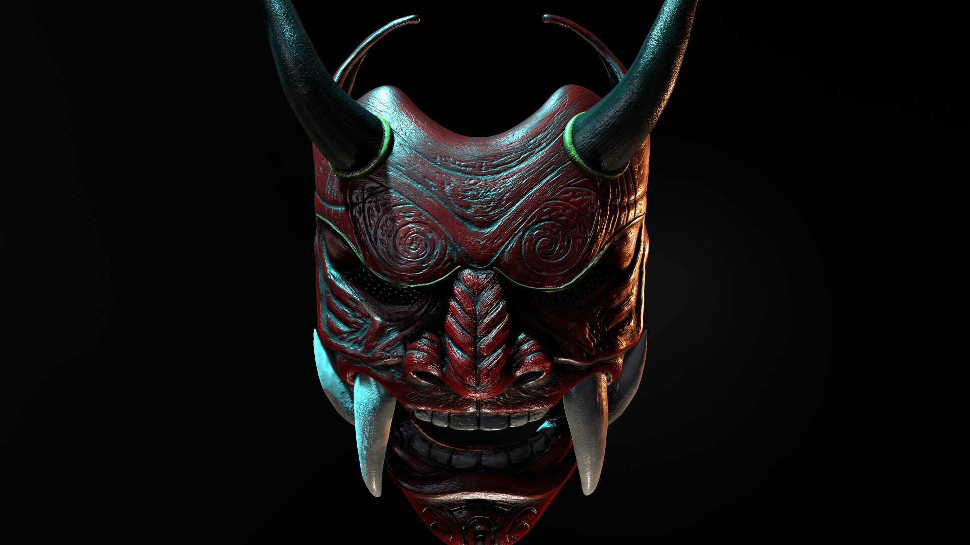 1920x1080 Mary Dvorsky Assassin Oni Mask, Desktop