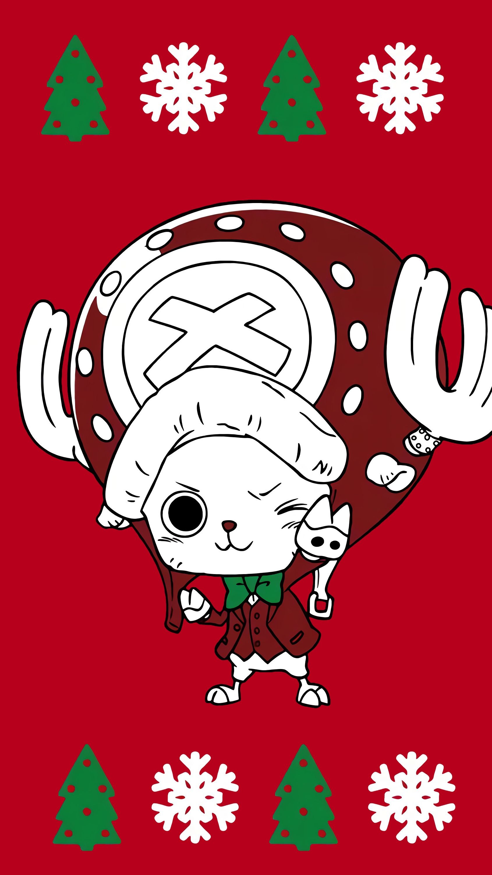 1690x3010 One Piece Christmas Wallpaper, Phone