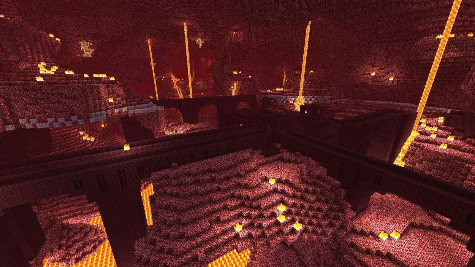 1600x900 Nether Minecraft Wallpaper for Android, Desktop