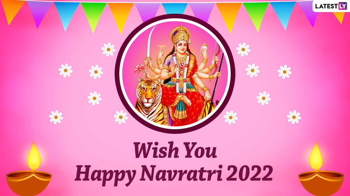 1200x680 Latest Chaitra Navratri 2022 Greetings: WhatsApp Status Video, Happy Navratri Image, HD Wallpaper, SMS, Quotes, Wishes and Messages To Send to Family & Relatives, Desktop