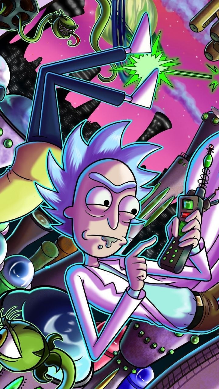 720x1280 Download  wallpaper Rick and morty, tv series, cartoon, Phone