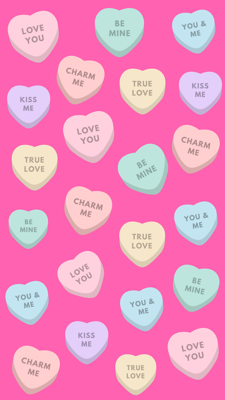 740x1310 Super Cute Valentine's Day iPhone Wallpaper, Phone