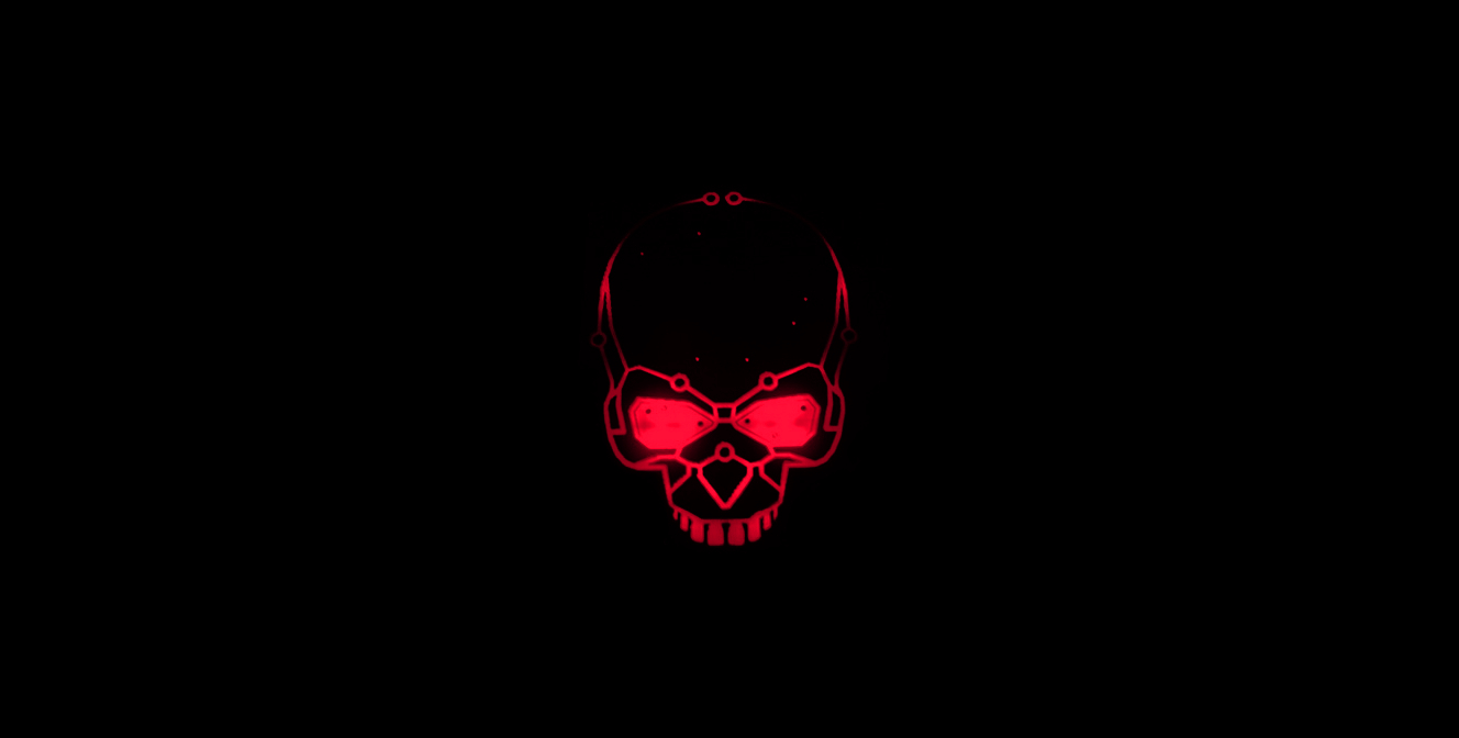 1330x680 Skull Wallpaper 68 Go Away, Desktop