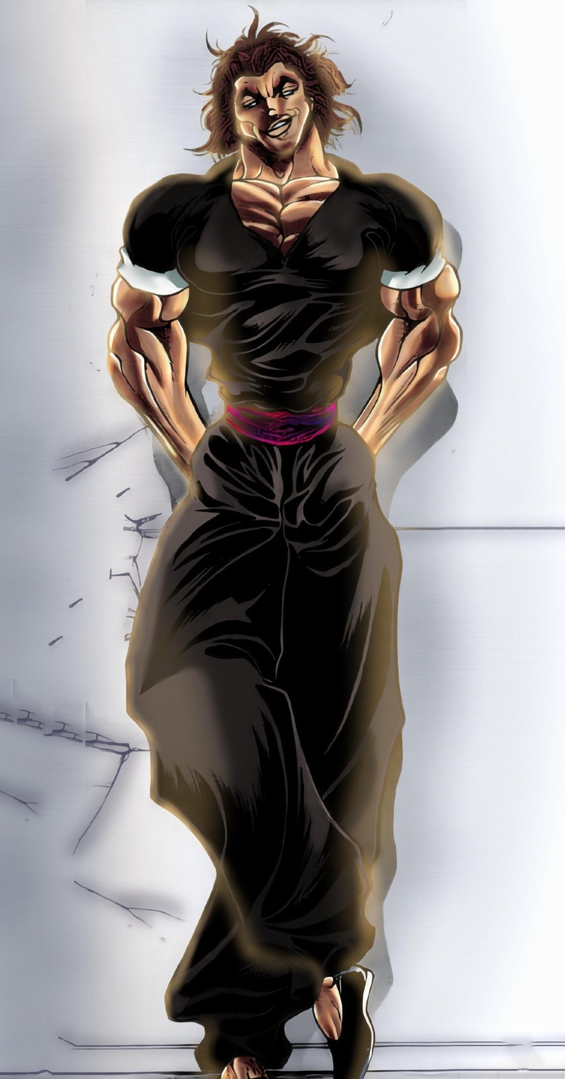 1100x2100 Yujiro Hanma iPhone Wallpaper 4k, Phone