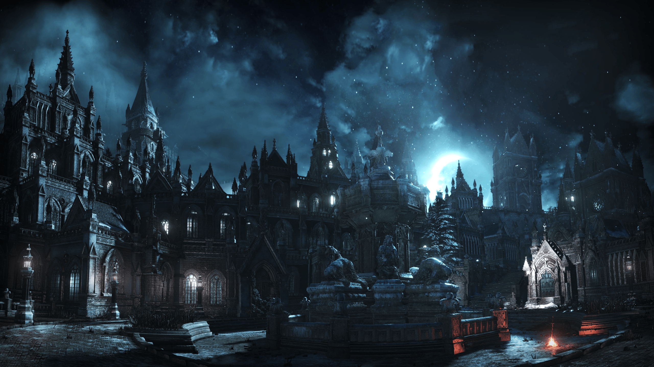 2560x1440 Dark Souls III, #Gothic architecture, #Irithyll, #video games, Desktop