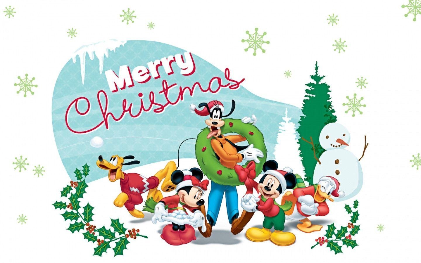 1440x900 Mickey Mouse Christmas Wallpaper, Desktop