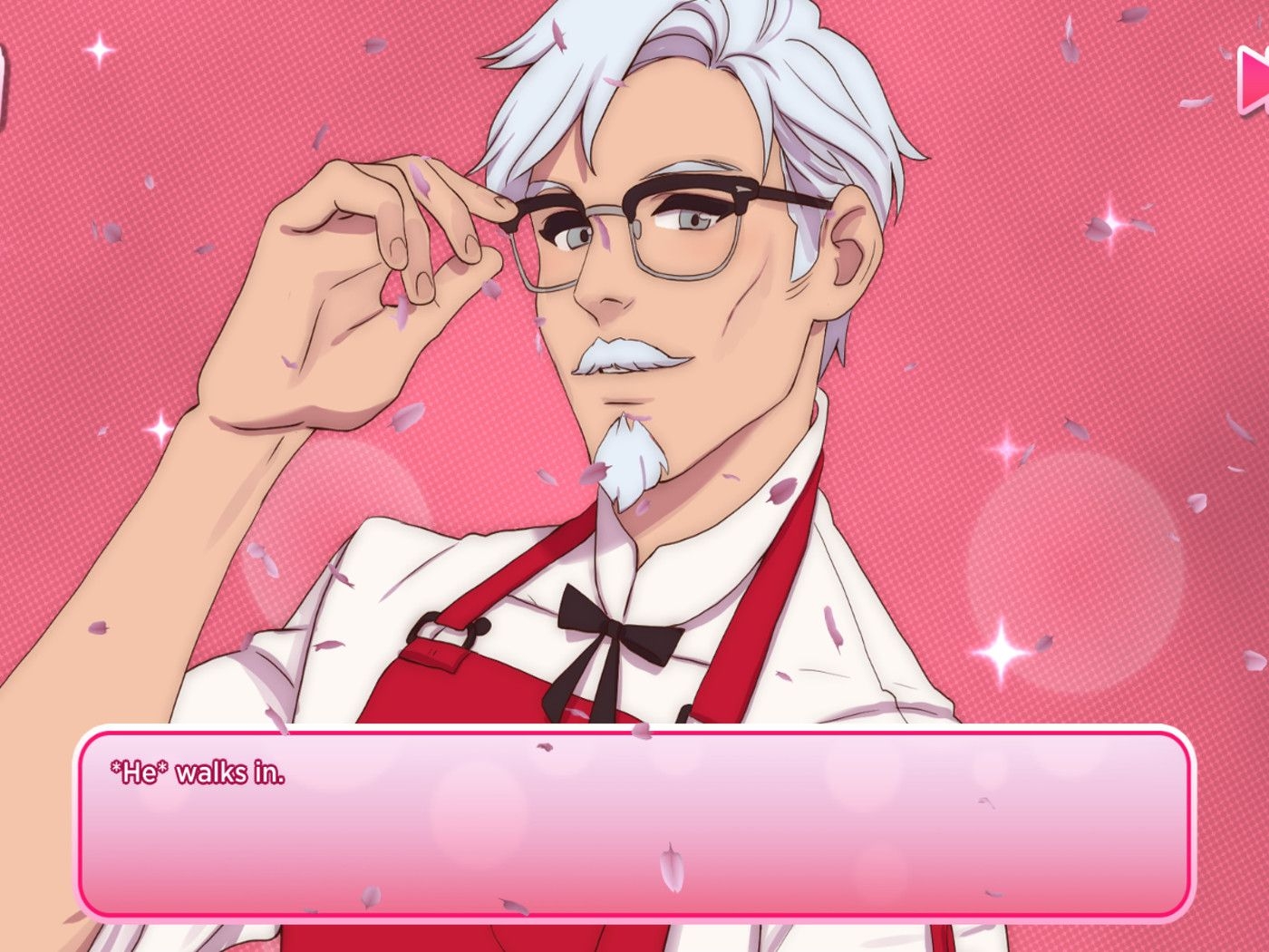 1400x1050 KFC's New Dating Simulator Game Stars a Hot and Single Colonel Sanders, Desktop