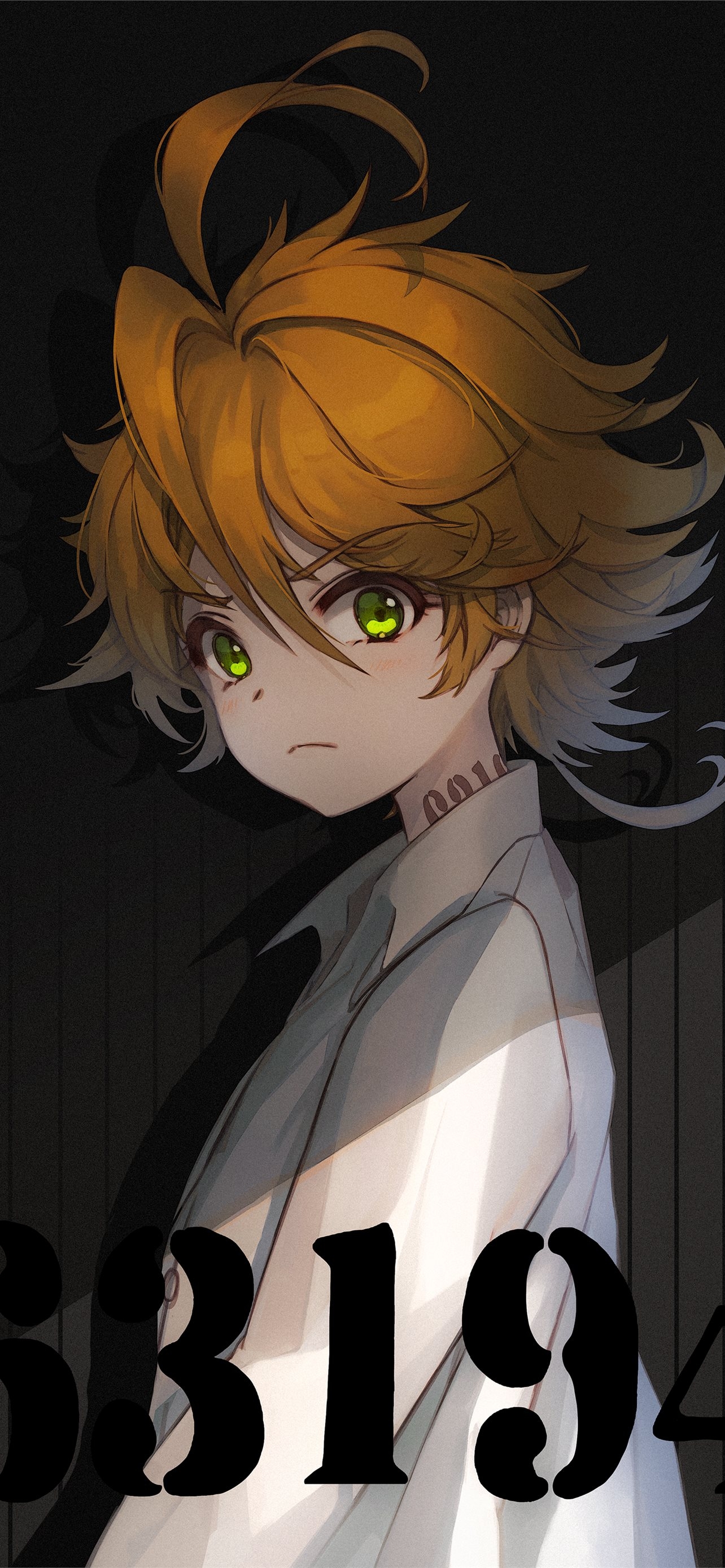 1290x2780 anime girls The promised neverland green eyes ric. iPhone Wallpaper Free Download, Phone