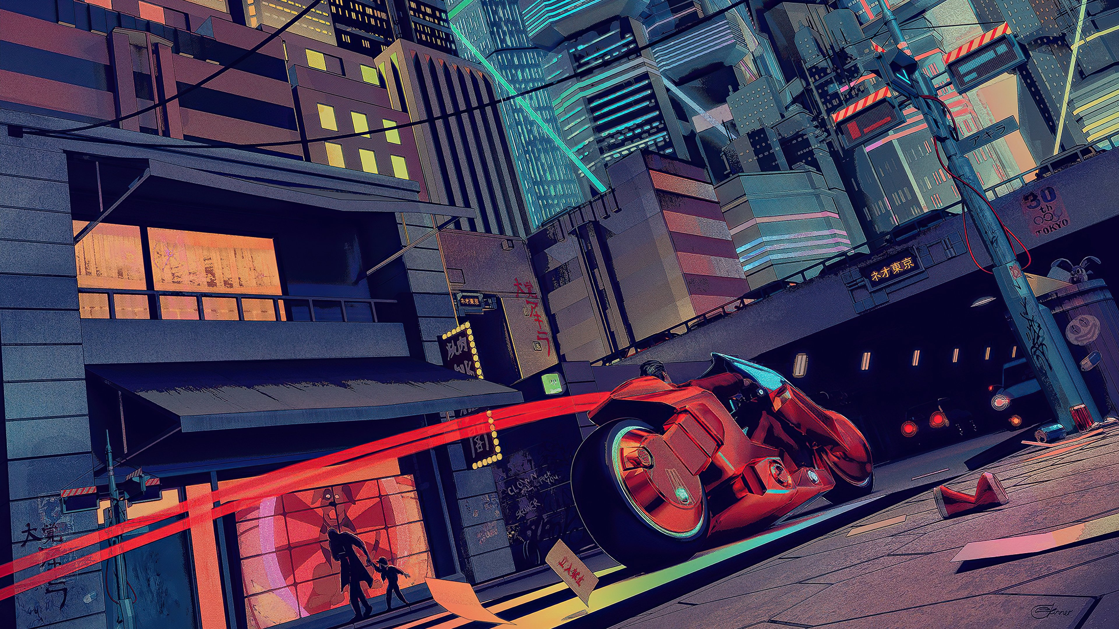 3840x2160 Akira In City 4k, HD Anime, 4k Wallpaper, Image, Background, Photo and Picture, Desktop