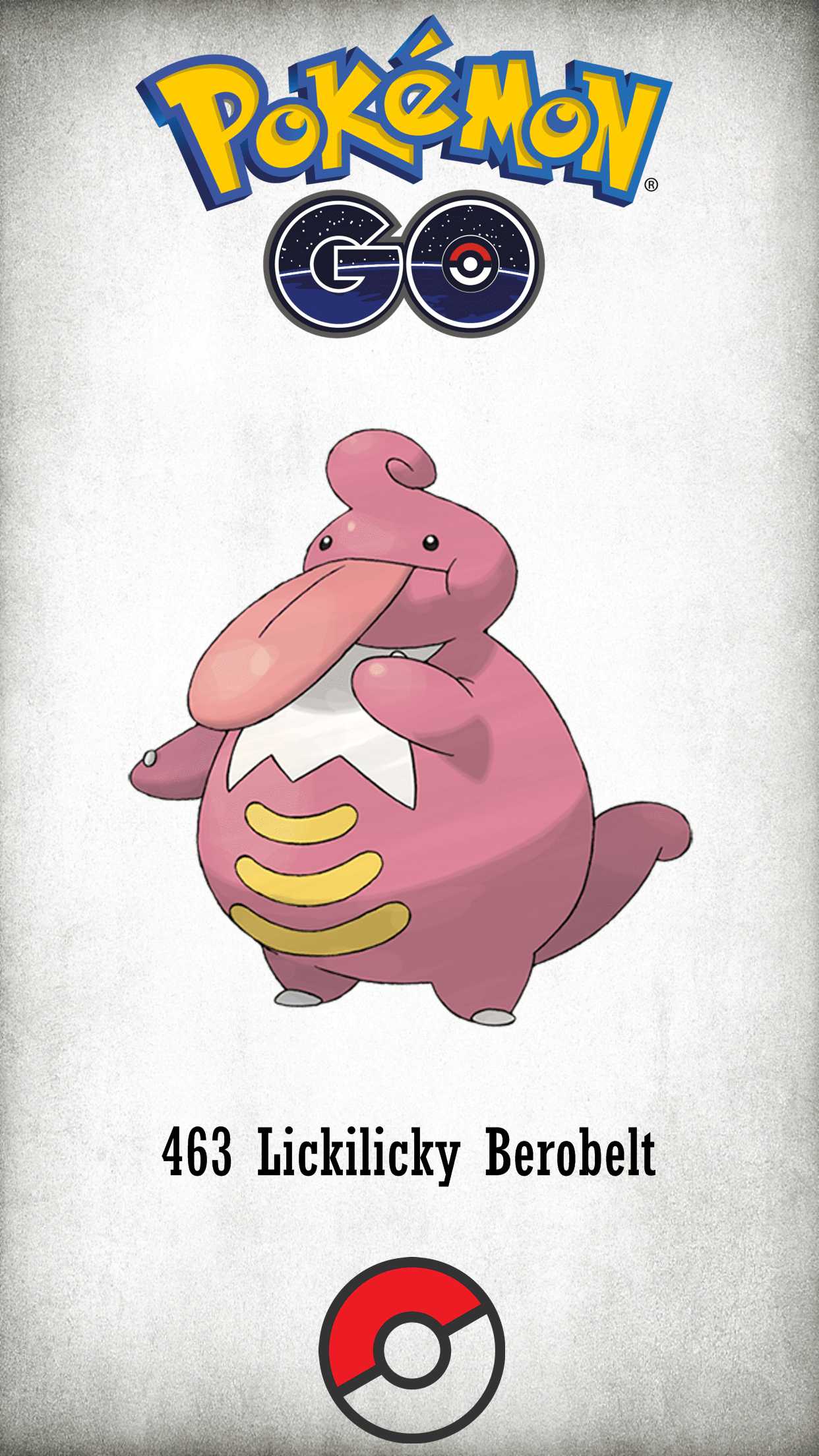 1250x2210 Character Lickilicky Berobelt, Phone