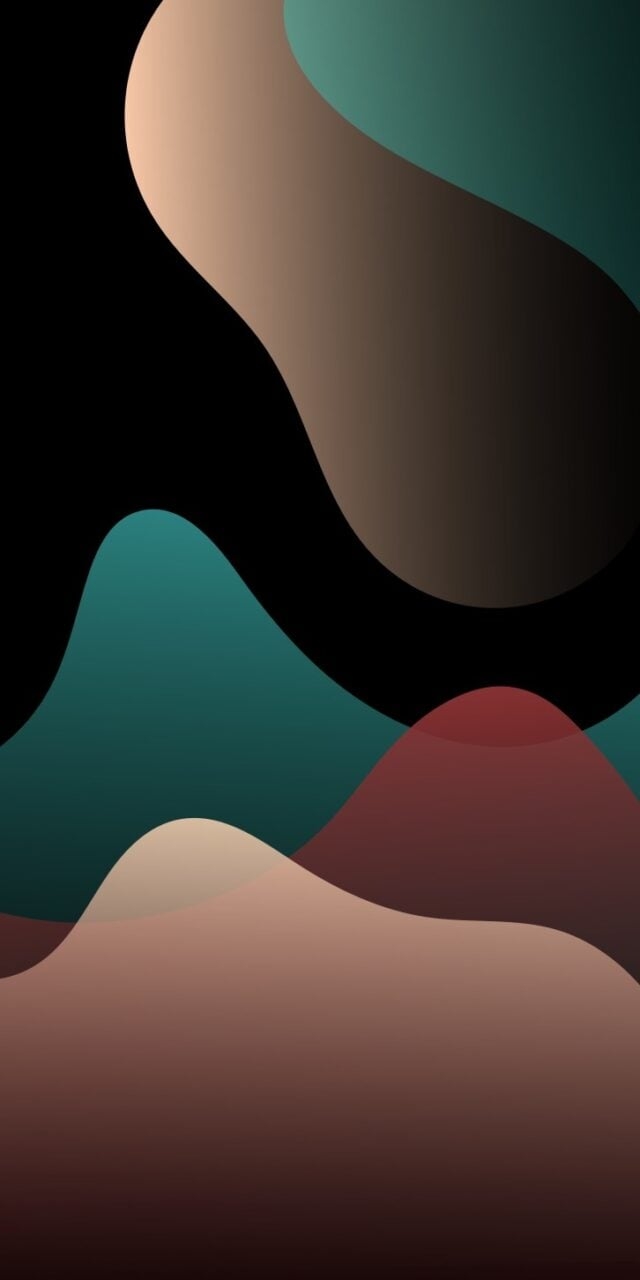 640x1280 This week we recommend iOS 13 wallpaper redesigned with new colors, Phone