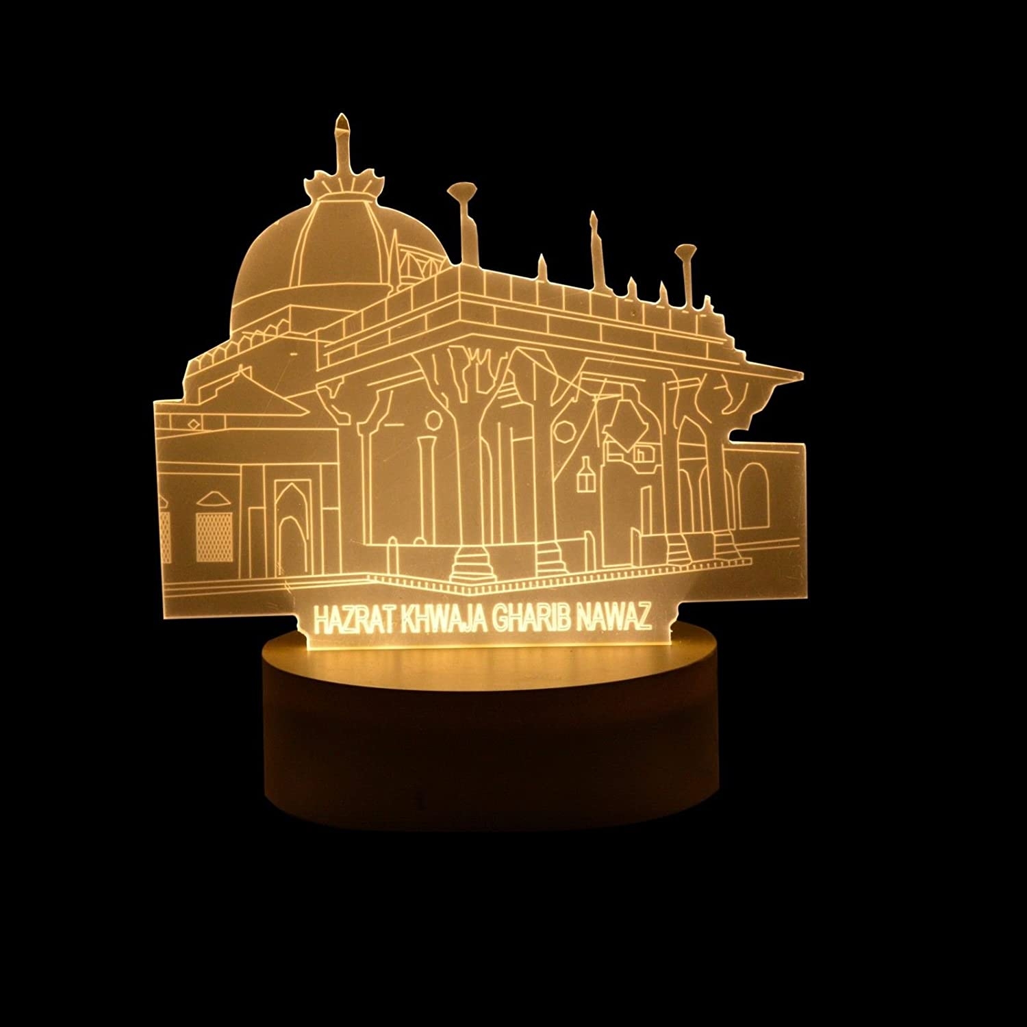 1500x1500 Buy CHUNGROO 786 Khwaja Moinuddin Chisty Darbar Ajmer Sharif Dargah Tomb Dual Light Showpiece Online at Low Prices in India, Phone