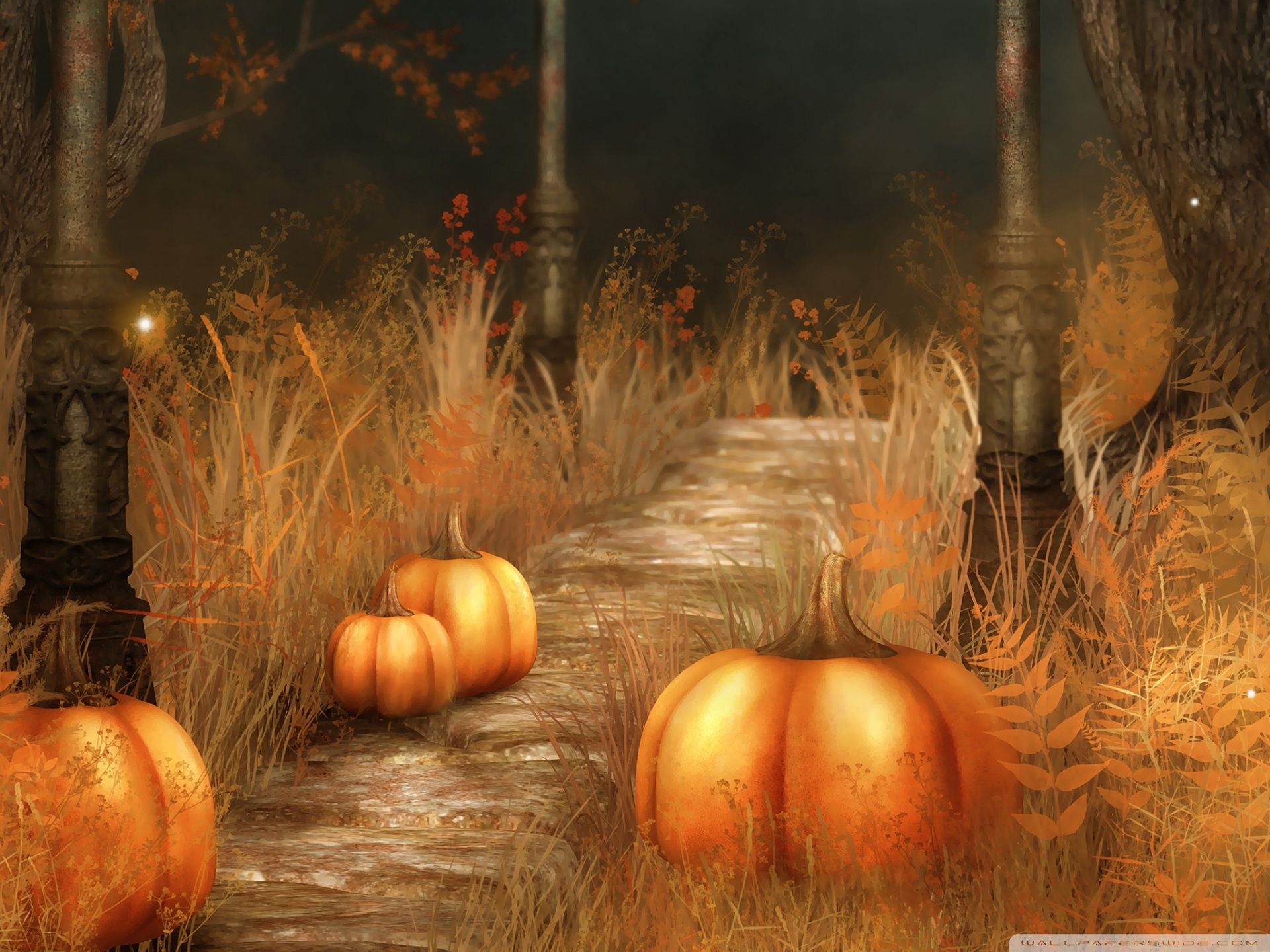 1920x1440 Pumpkins Halloween Ultra HD Desktop Background Wallpaper for: Multi Display, Dual Monitor, Tablet, Desktop