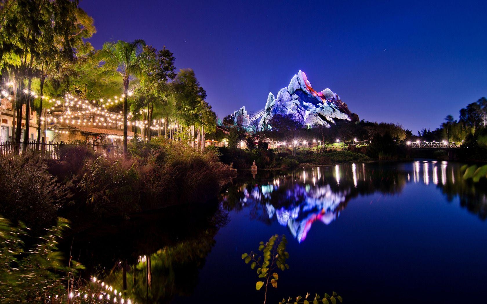 1680x1050 Disney's Animal Kingdom Asia At Night free walt disney world, Desktop