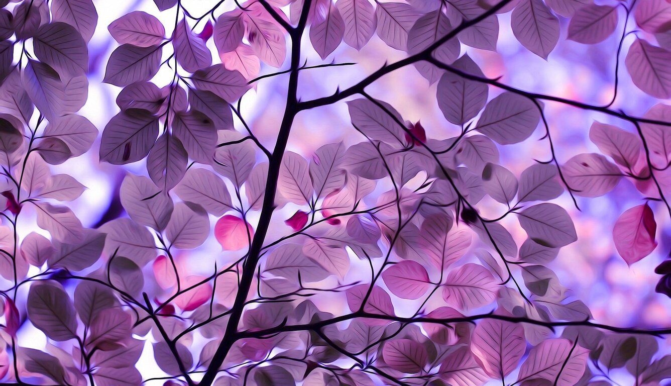 1340x770 Purple Leaves Laptop HD HD 4k Wallpaper, Image, Desktop